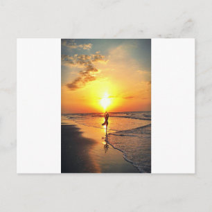 Cartão Postal Yoga Sunrise