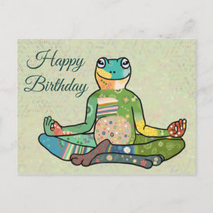 Cartão Postal Yogafrosch