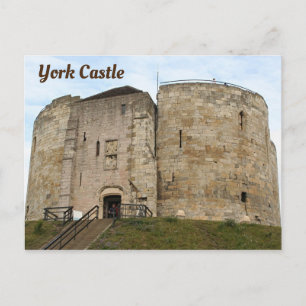 Cartão Postal York Castle, Inglaterra, Reino Unido
