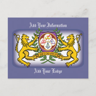 Cartão Postal York Rite Lions