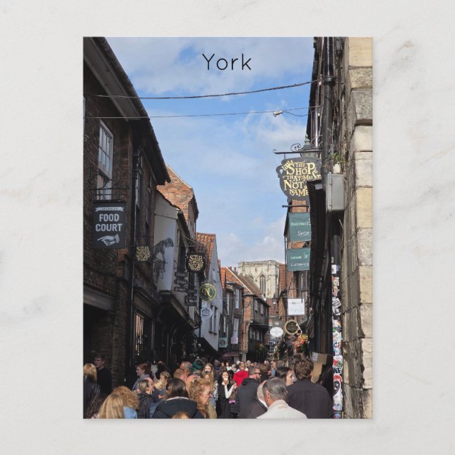 Cartão Postal York Shambles (Frente)