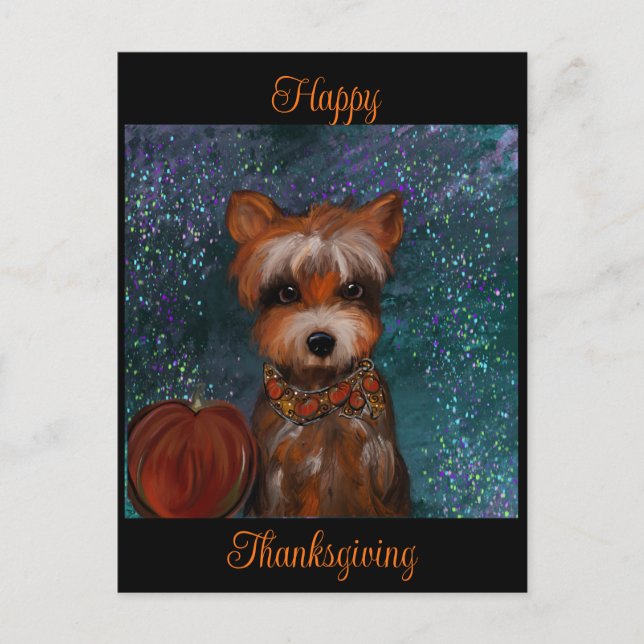 CARTÃO POSTAL YORKIE (Frente)