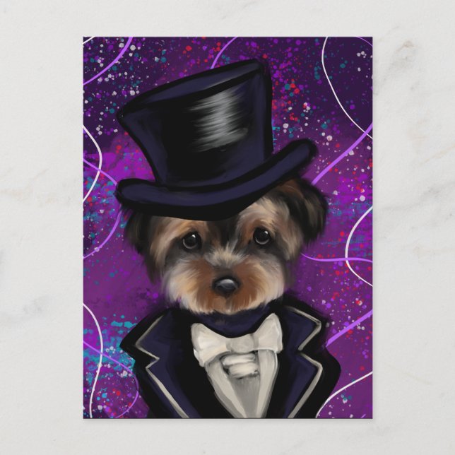 CARTÃO POSTAL YORKIE (Frente)