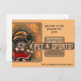 Cartão Postal Yorkie Poo