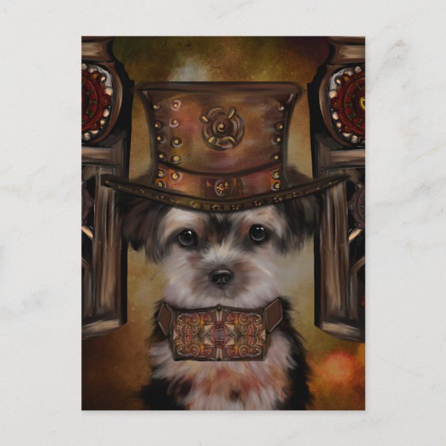 Cartão Postal Yorkie Poo (Frente)