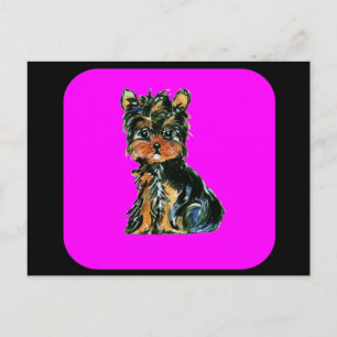 Cartão Postal Yorkie Poo