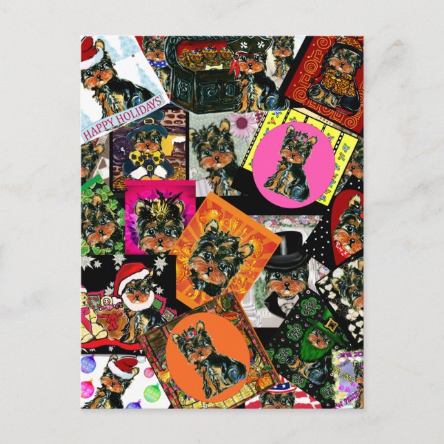 CARTÃO POSTAL YORKIE POO (Frente)