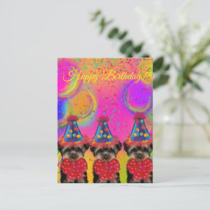 Cartão Postal Yorkie Poo