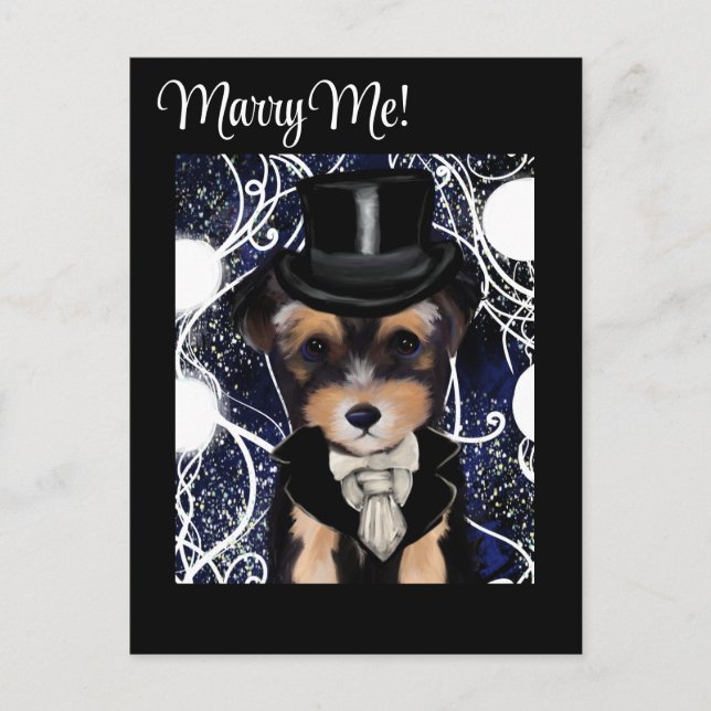 Cartão Postal Yorkie Poo       (Frente)