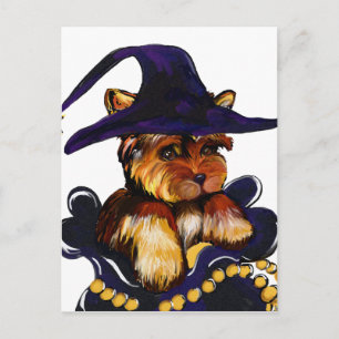 CARTÃO POSTAL YORKIE POO