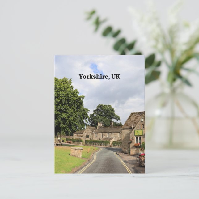 Cartão Postal Yorkshire Reino Unido (Em pé/Frente)