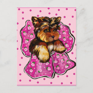 CARTÃO POSTAL YORKSHIRE TERRIER