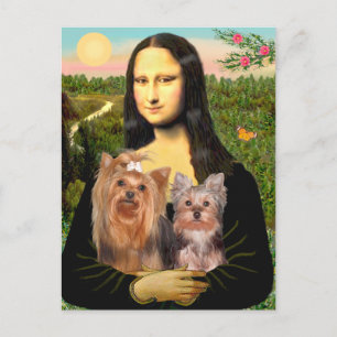 Cartão Postal Yorkshire Terriers (7e19) - Mona Lisa