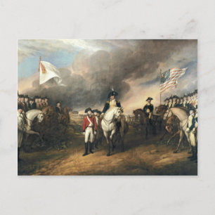 Cartão Postal Yorktown Renderização por John Trumbull