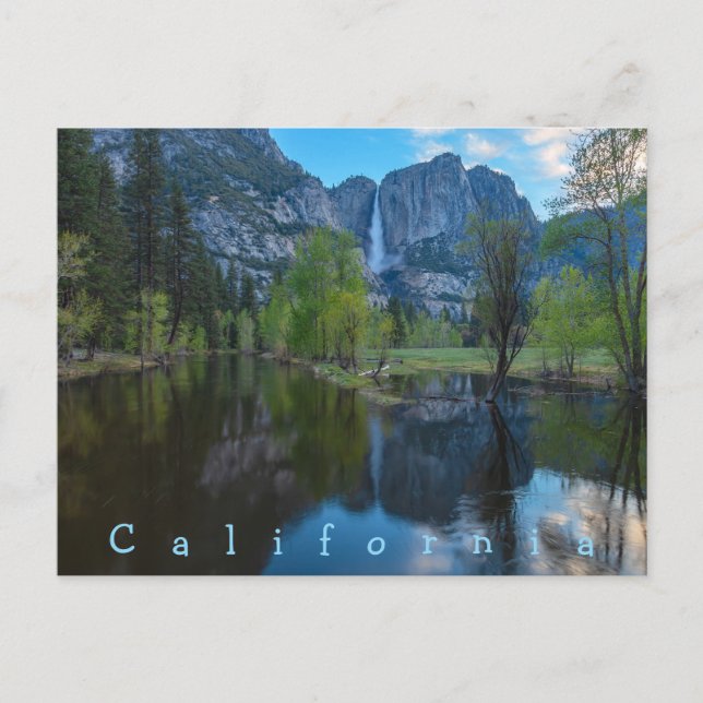 Cartão Postal Yosemite Falls (Frente)