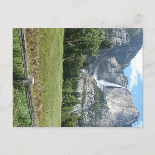 Cartão Postal Yosemite Falls (Frente)