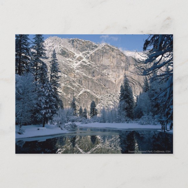 Cartão Postal Yosemite national Park, Califórnia, EUA (Frente)