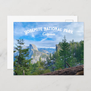Cartão Postal Yosemite National Park Watercolor