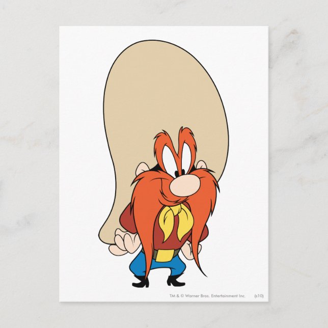 Cartão Postal Yosemite Sam anda com as Hips (Frente)