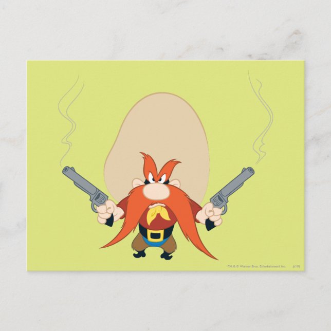 Cartão Postal Yosemite Sam Back Off (Frente)