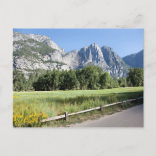 Cartão Postal Yosemite Valley Meadow, El Capitan, Staycation