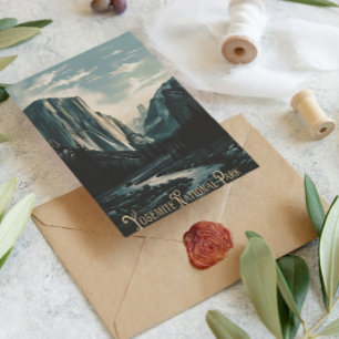 Cartão Postal Yosemite Valleys Serene Morning