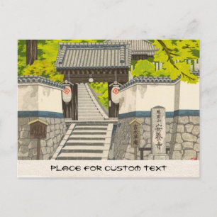 Cartão Postal Yoshimizu, Templo Anyoji Imai Takehisa art japan