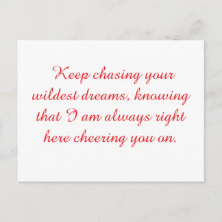 Cartão Postal You are my greatest adventure. Keep shining bright