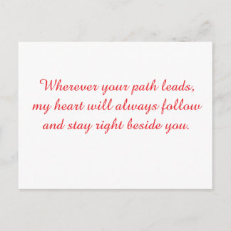 Cartão Postal You are my greatest adventure. Keep shining bright