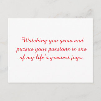 Cartão Postal You are my greatest adventure. Keep shining bright