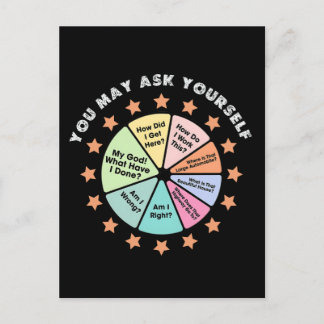 CARTÃO POSTAL YOU MAY ASK YOURSELF