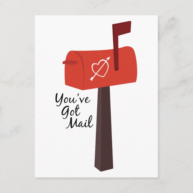 Cartão Postal Youhv Recebeu Email (Frente)