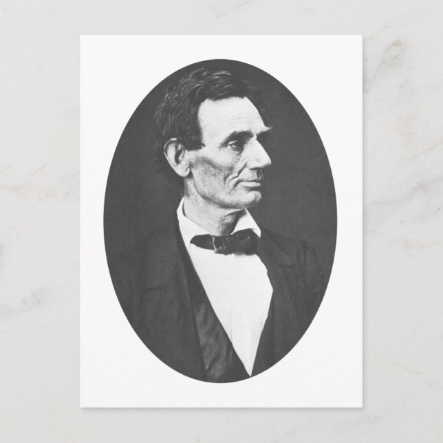 Cartão Postal Young Abraham Lincoln (Frente)