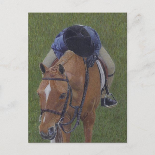 Cartão Postal Young Rider & Pony (Frente)