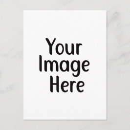 Cartão Postal Your Design Here Personalized