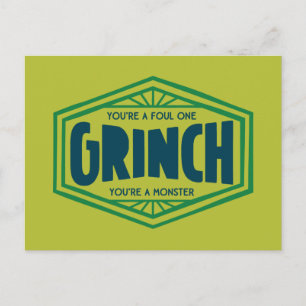 Cartão Postal You're a Foul One Grinch