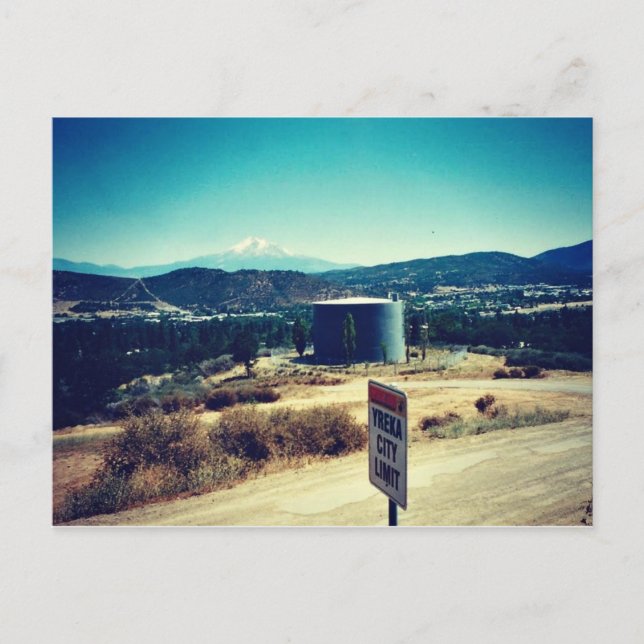 Cartão Postal Yreka California (Frente)