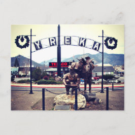 Cartão Postal Yreka Miner Statue