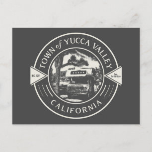 CARTÃO POSTAL YUCCA VALLEY - SAN BERNARDINO CALIFORNIA