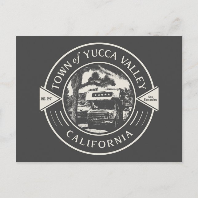 CARTÃO POSTAL YUCCA VALLEY - SAN BERNARDINO CALIFORNIA (Frente)