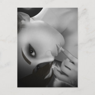 Cartão Postal Yuki bw