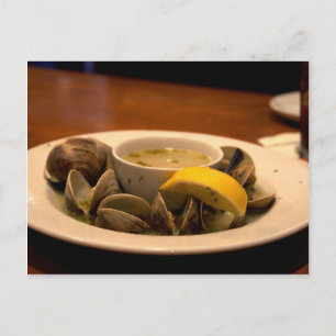 Cartão Postal Yummy Bowl De Aromas A Vapor No Caldo