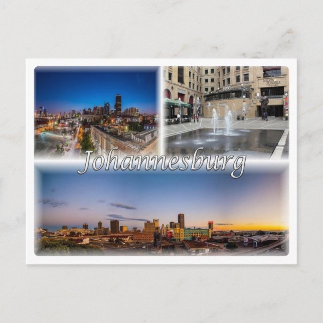 Cartão Postal ZA África do Sul - Johannesburg Joburg - (Frente)
