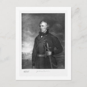 Cartão Postal Zachary Taylor, 12º Presidente dos Estados Unidos