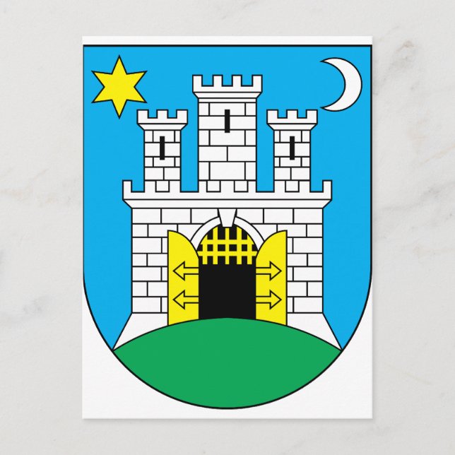 Cartão Postal zagreb, Croácia (Frente)