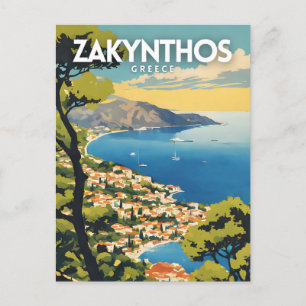 Cartão Postal Zakynthos Grécia