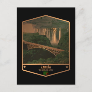 Cartão Postal Zâmbia