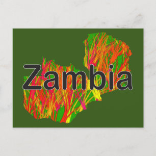 Cartão Postal Zâmbia