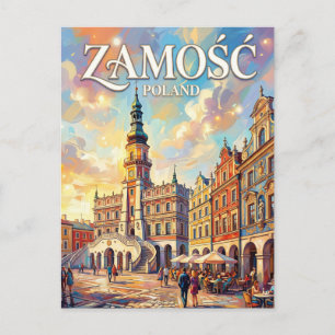 Cartão Postal Zamość Polônia