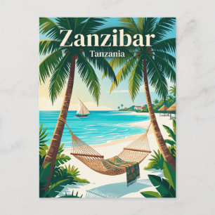 Cartão Postal Zanzibar Tanzânia